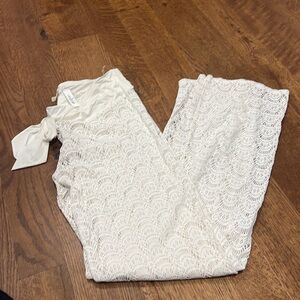 A Ché Women’s Wide Leg Pants White Size Small
